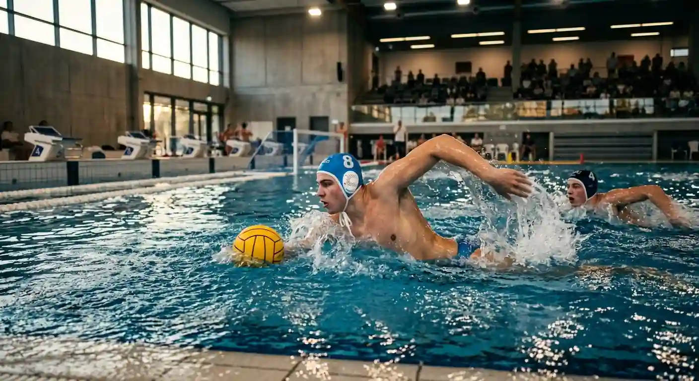 AN Brescia in azione in una sfida di Coppa Italia di pallanuoto