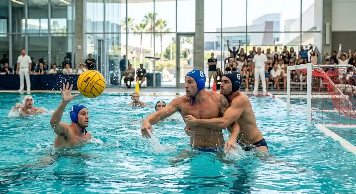 Match di qualificazione olimpica di pallanuoto verso Los Angeles 2028