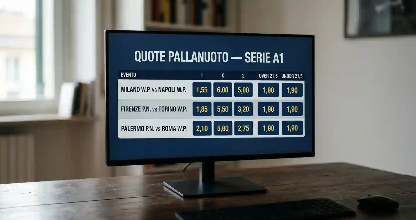 Quote Pallanuoto: Analisi dei Mercati e delle Probabilità